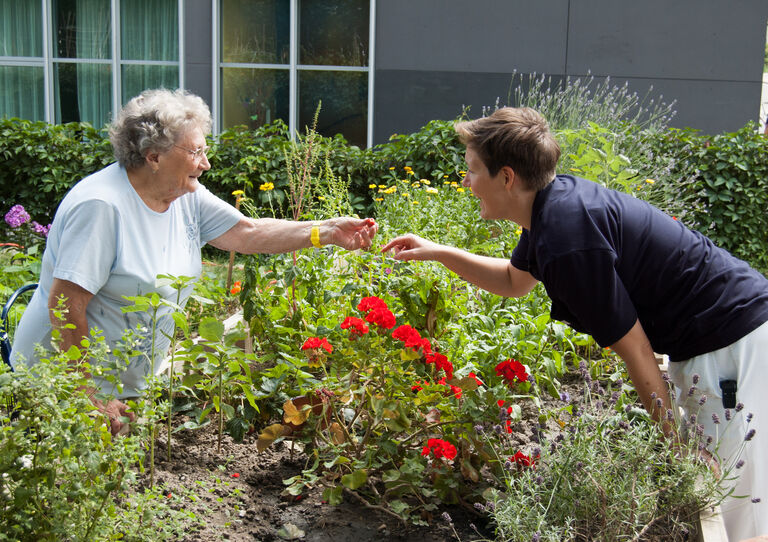 Gartentherapie Haus der Barmherzigkeit Pflegekrankenhaus