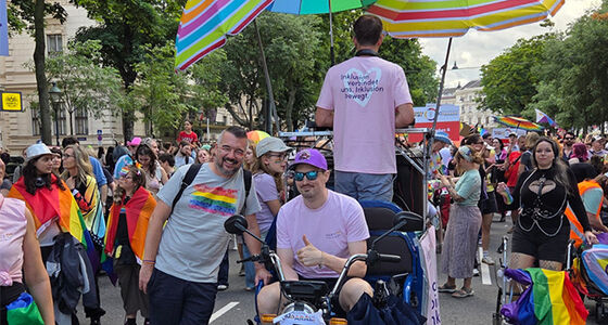 Für Inklusion und Vielfalt: HABIT bei der Wiener Regenbogenparade
