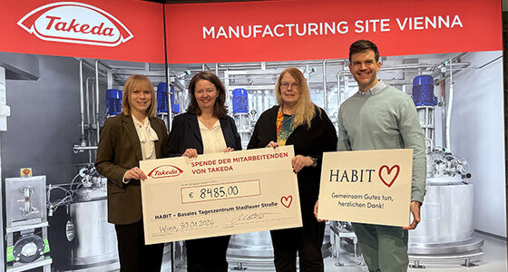 Charity-Punschfest: Takeda unterstützt HABIT erneut