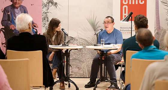 Cankar-Lesung im Haus der Barmherzigkeit