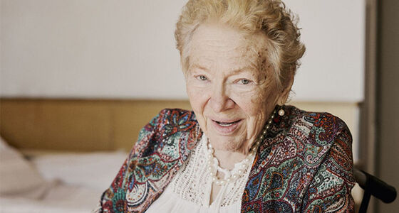 Unsere Bewohnerin Gitta ist an Parkinson erkrankt